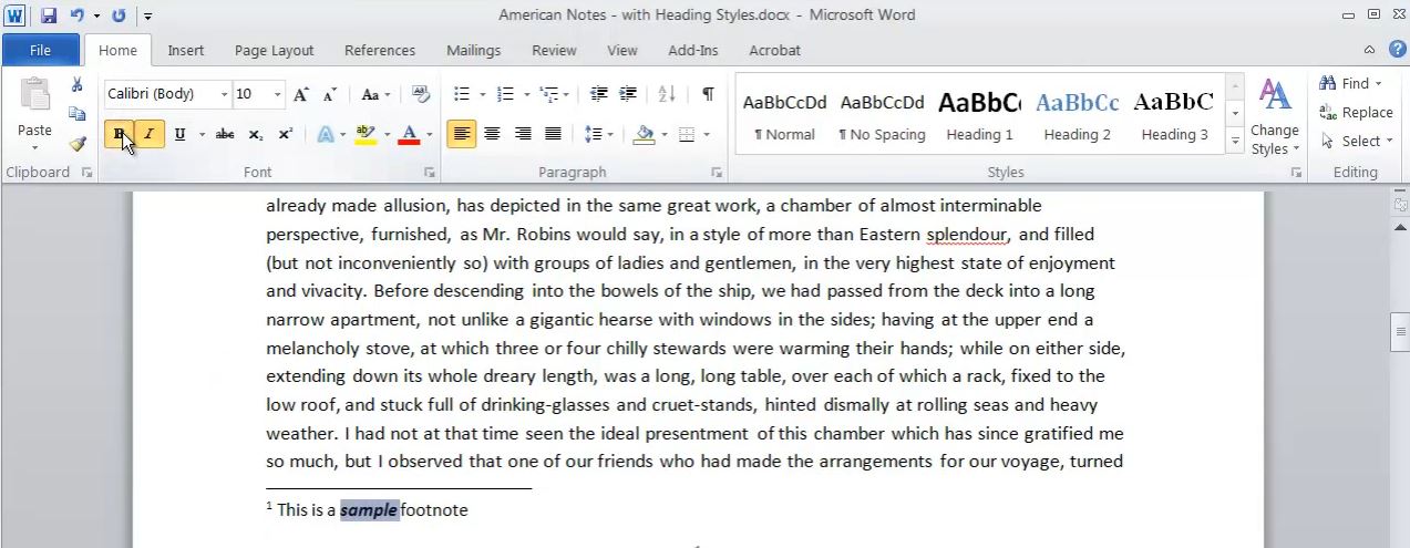 mla endnote format book