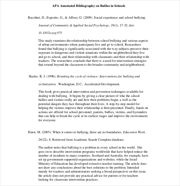 Annotated Bibliography The Biography com Website