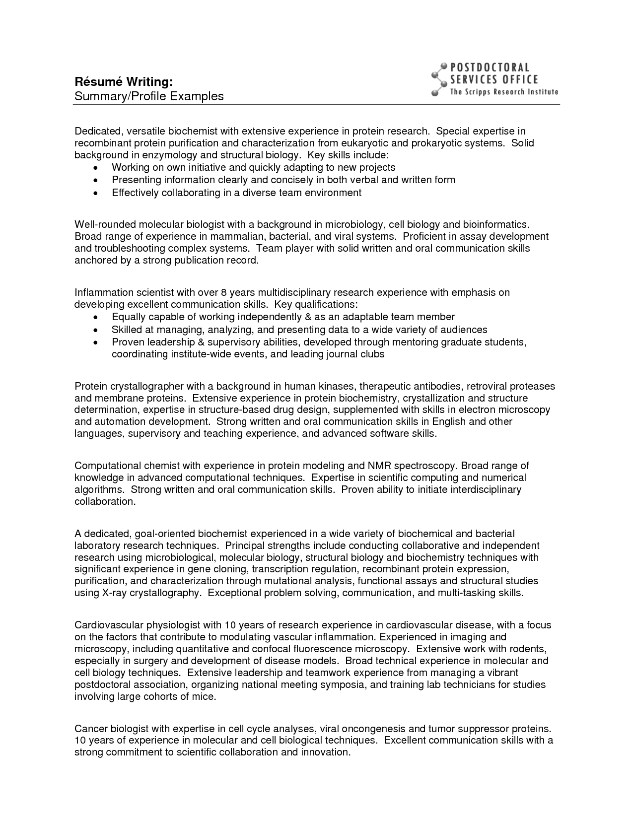 What is a Summary of Qualifications?