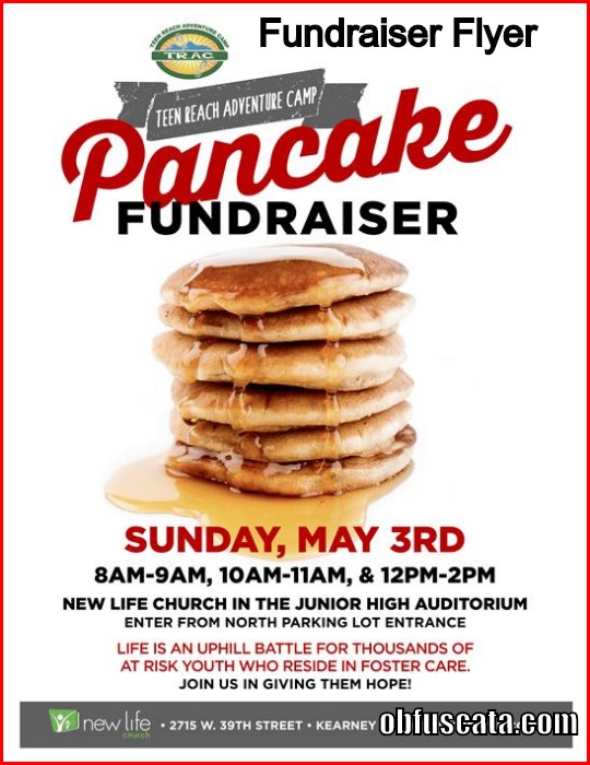 Fundraiser Flyer