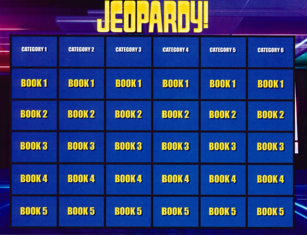 Jeopardy Templates
