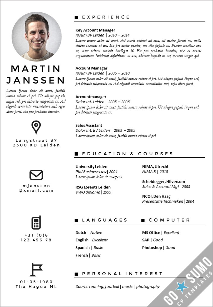 Cv Template To Buy 65 Free Resume Templates For Microsoft Word Best Of