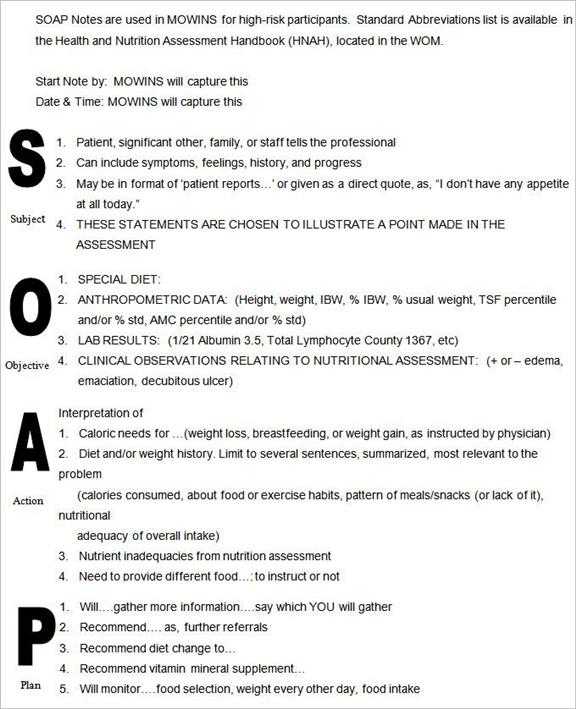 9-ems-narrative-soap-template-template-guru