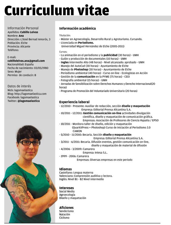 Curriculum Vitae Amazing