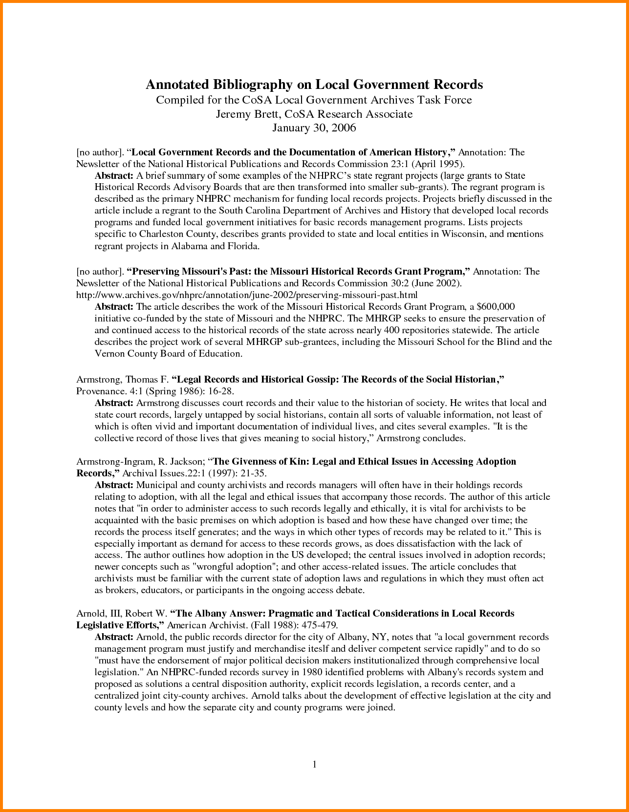 Annotated bibliography template Annotated bibliography template picture