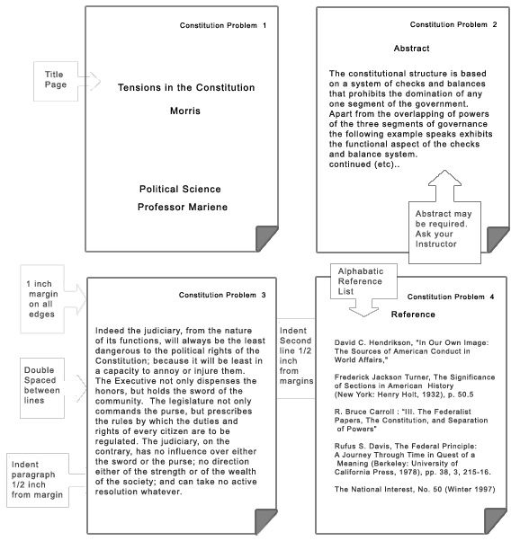 apa format paper sections