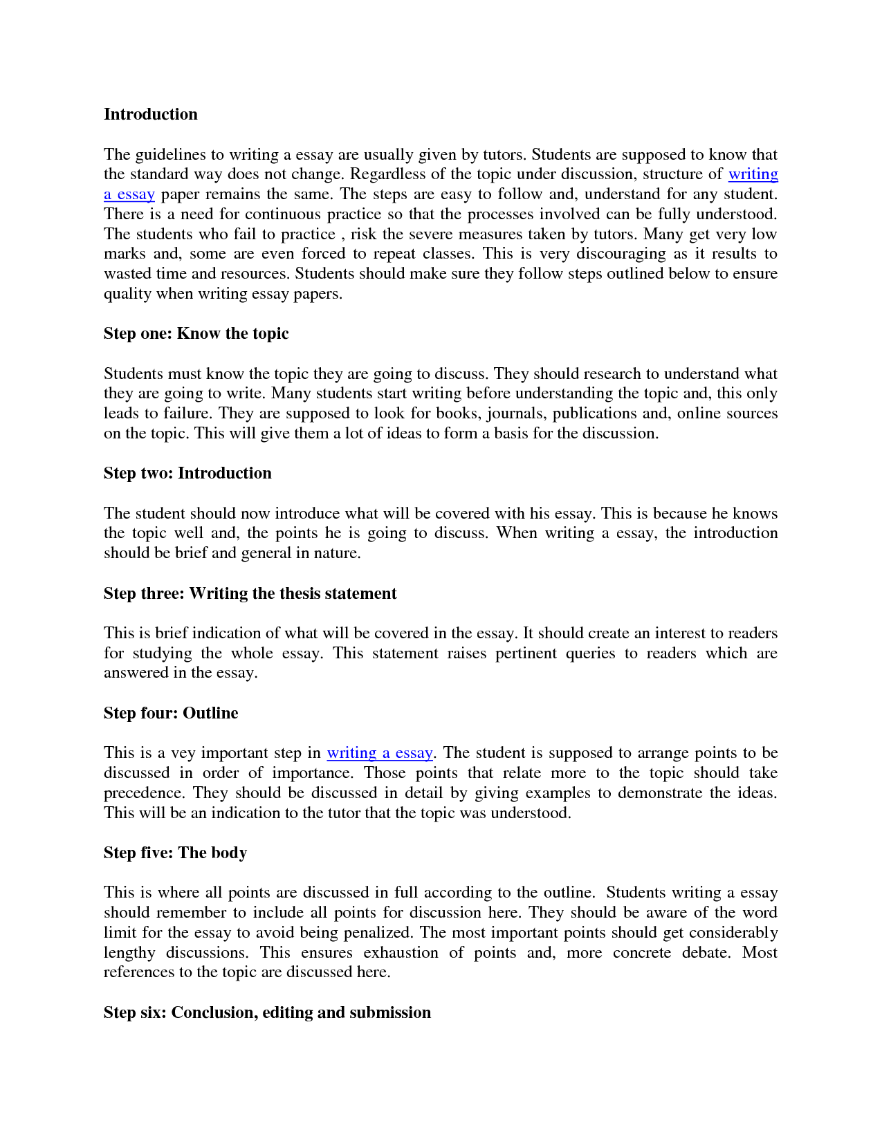 A first draft essay is a primary goal that is to be accomplished by the students before starts writing their essay.At this stage of writing a draft of their essay step by step guide in writing the first draft, the essay is required by the students of the college and universities.