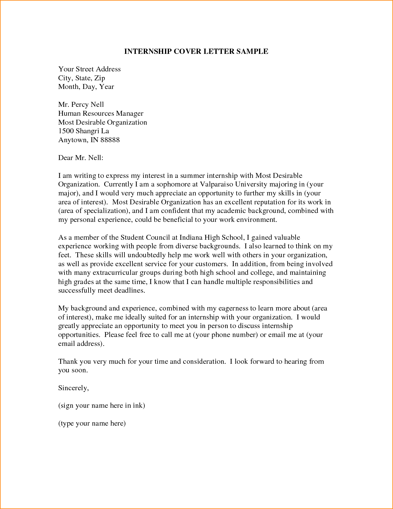 cover letter internship reddit