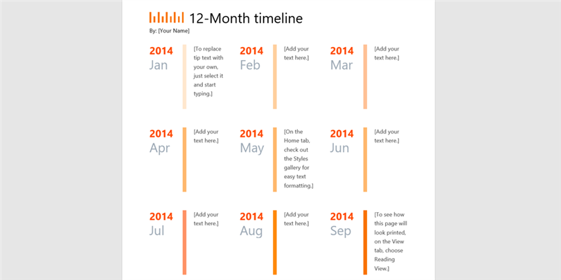 Best Timeline Templates zara process flow diagram 