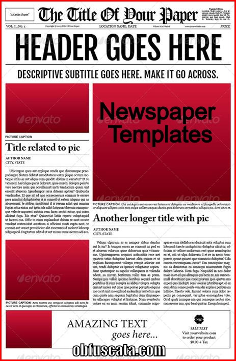Where can you find a Newspaper Template?