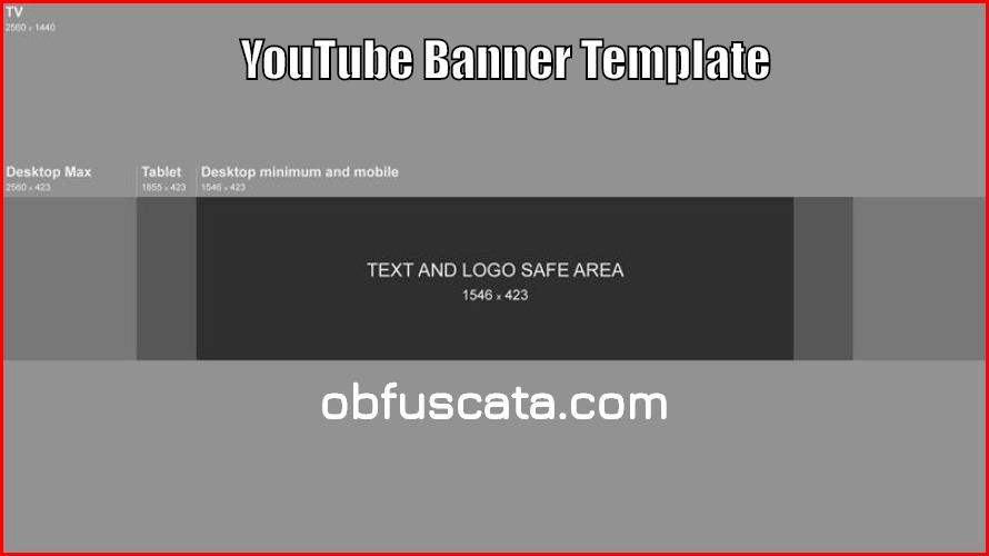 Where can you find a YouTube Banner Template?