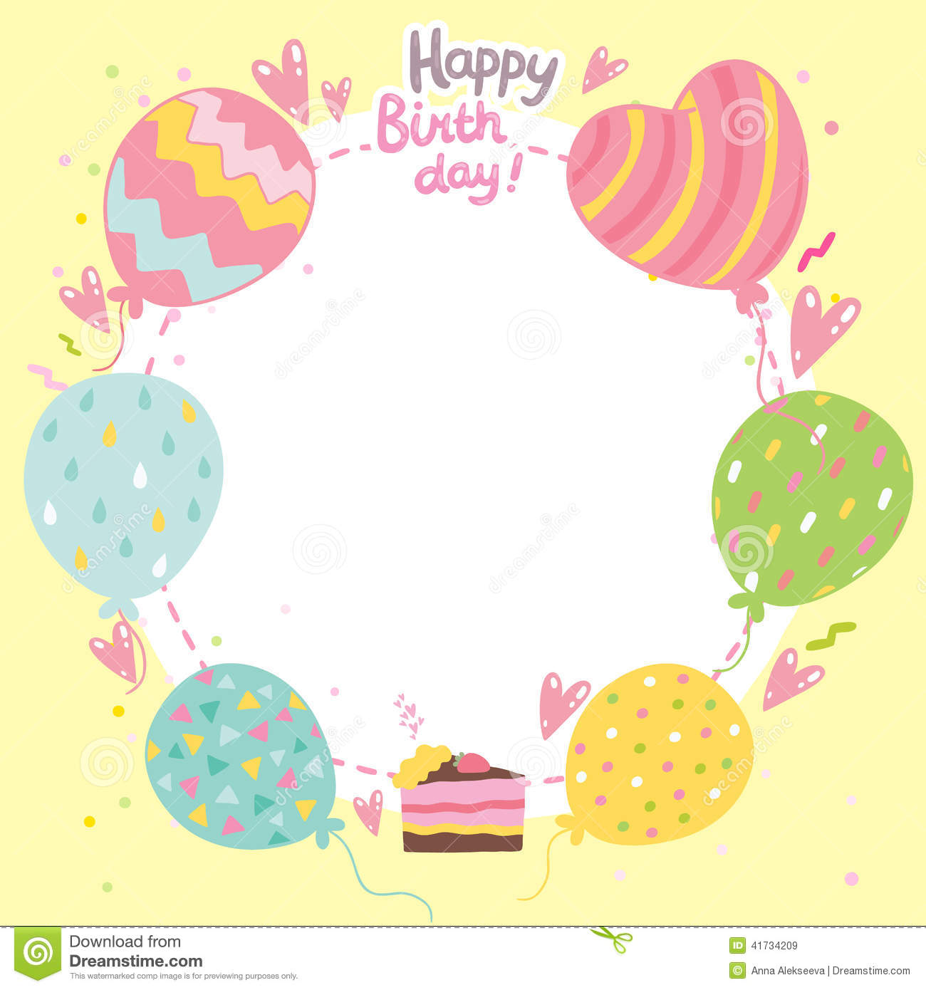  Birthday  Card Template 