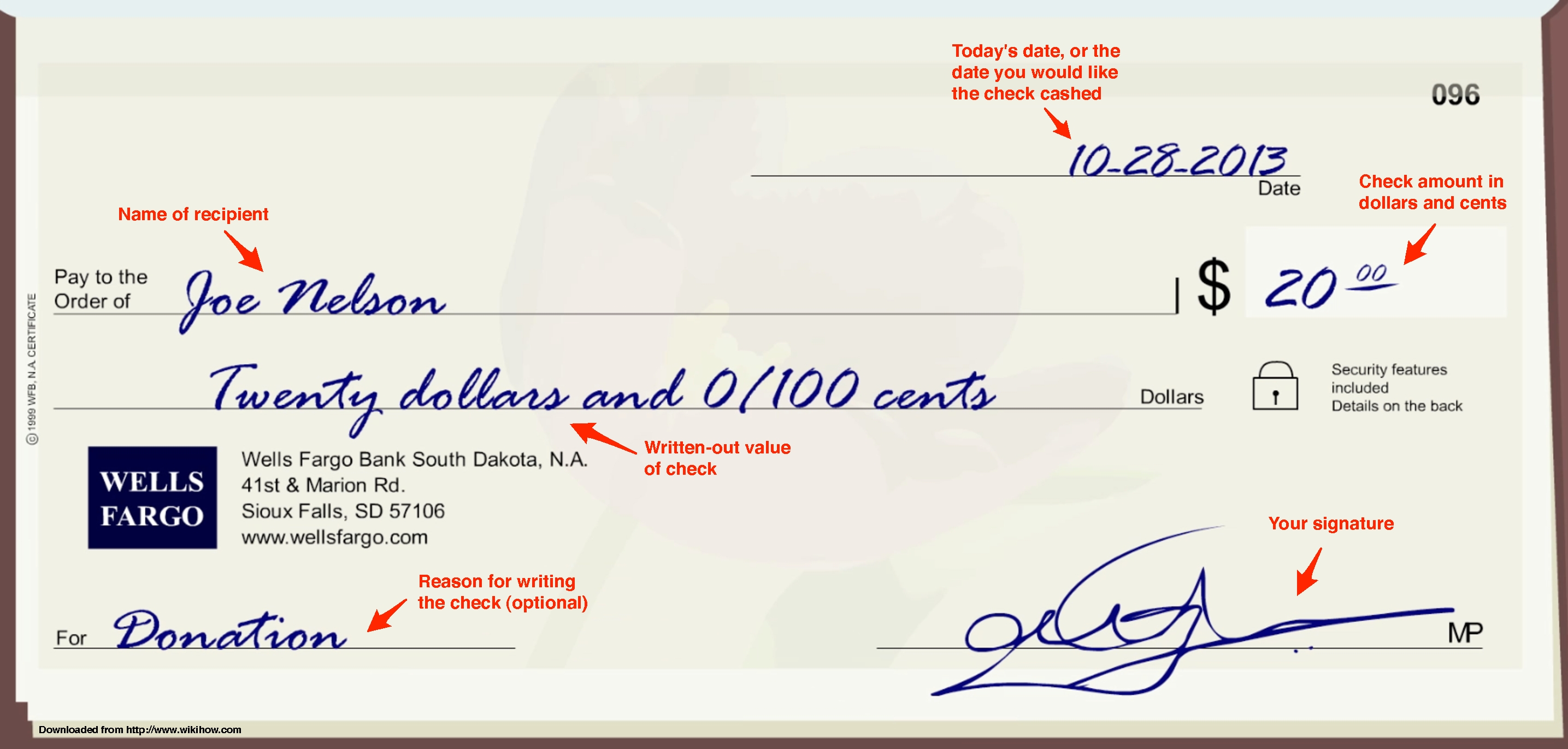 How to write a check video How to write a check video image