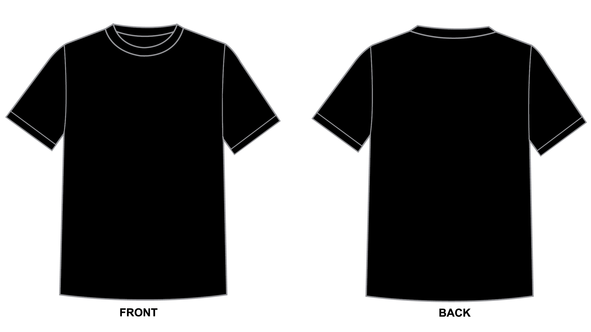 Download T-Shirt Template Vector