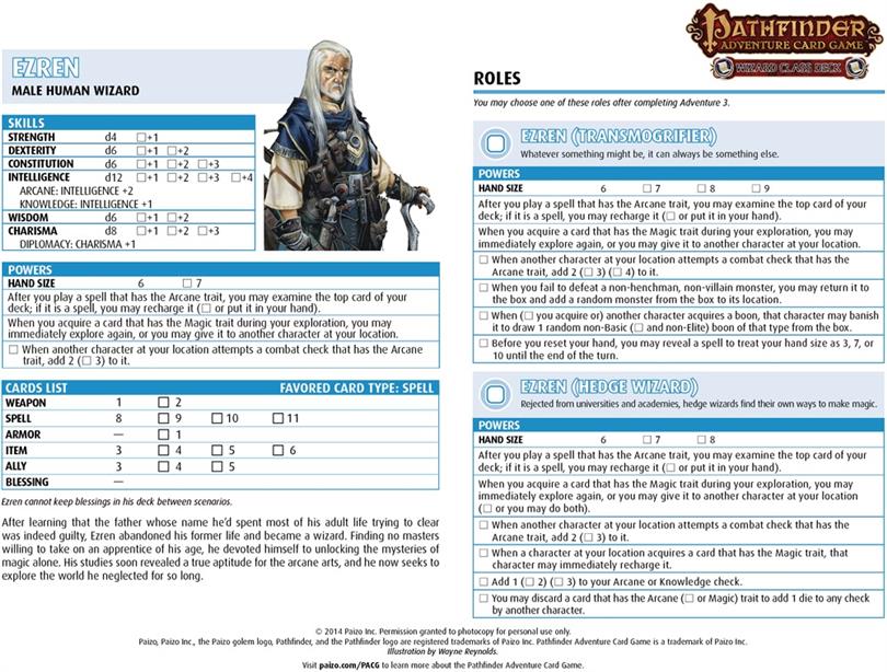 pathfinder character sheet pdf
